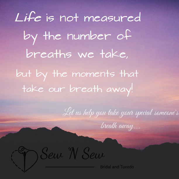 Sew 'N Sew Bridal and Tuxedo Lafayette, NJ Boutique Window